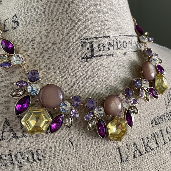 The Limited Rhinestone Statement Necklace - Picture 2 of 3